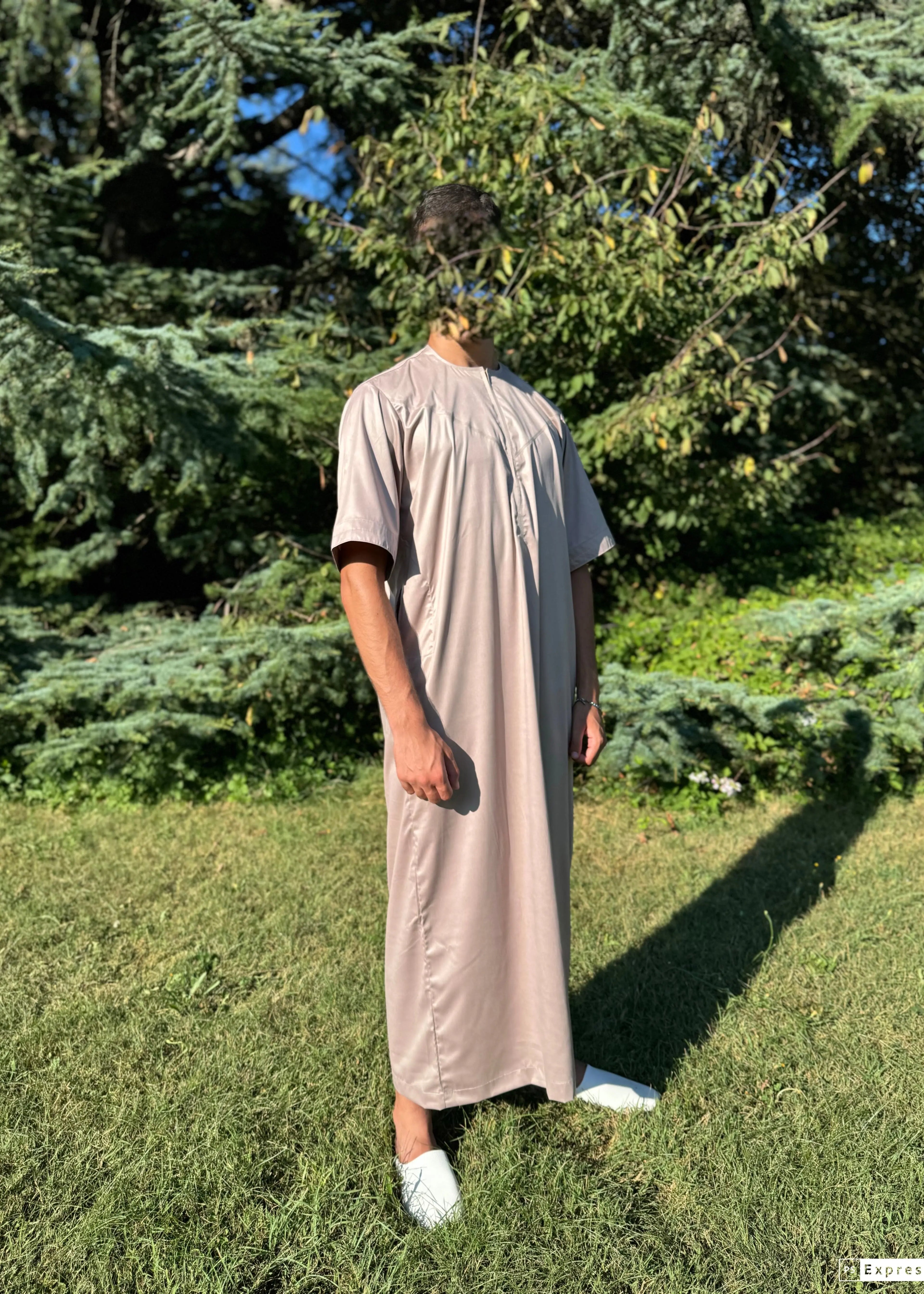 Qamis Taupe - Emirati - Emqamis