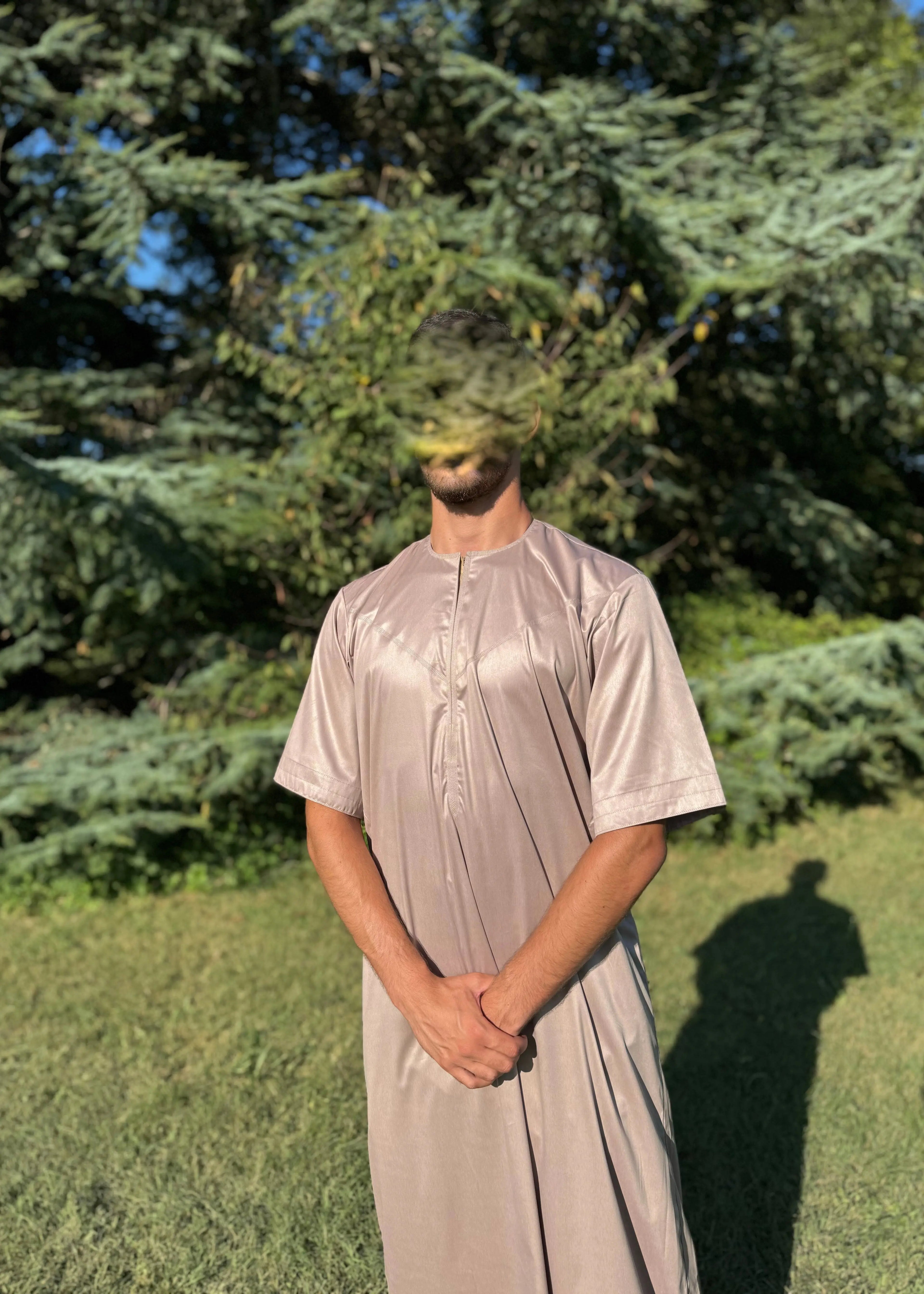 Qamis Taupe - Emirati - Emqamis