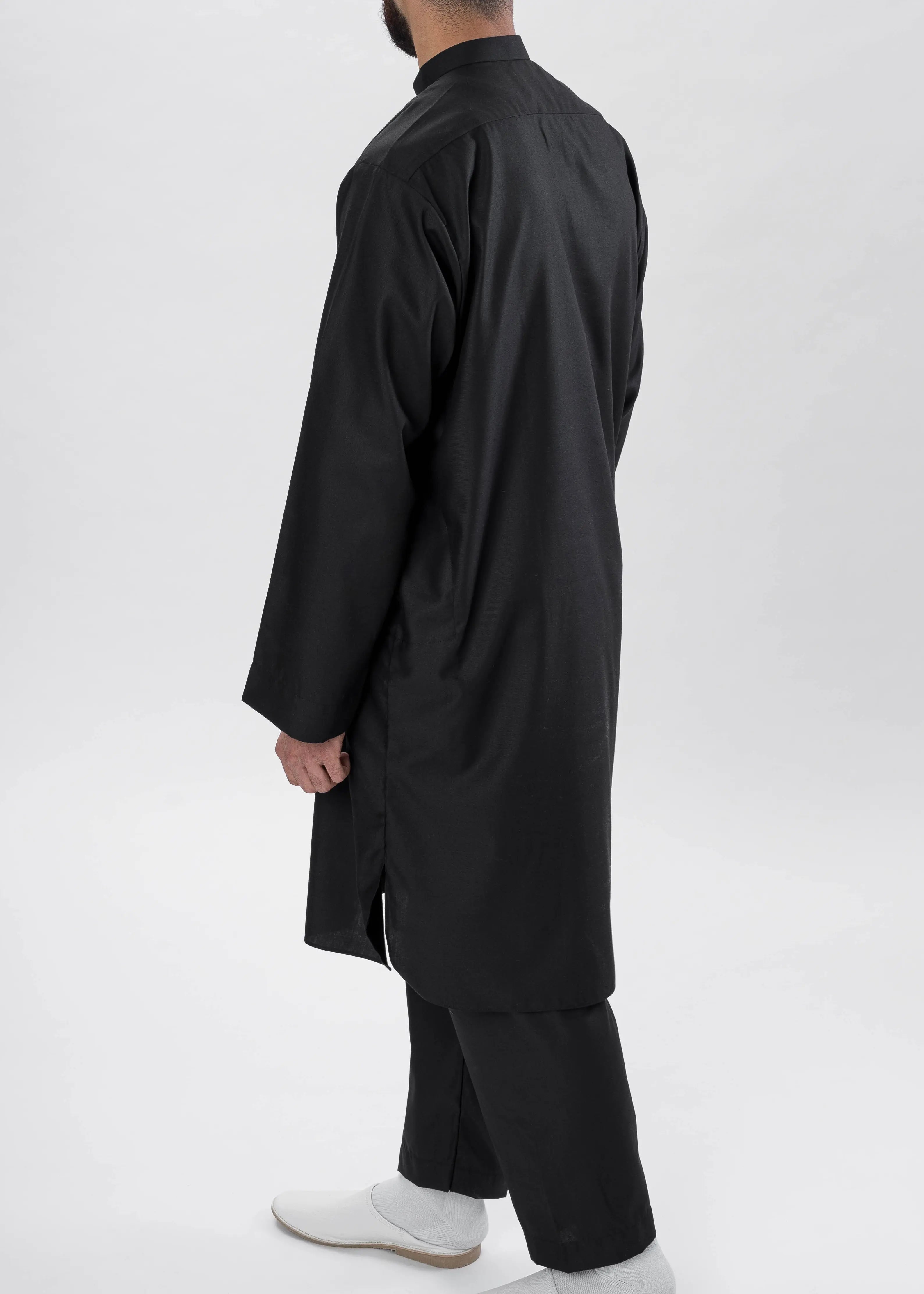 Qamis Noir - Pakistanais - Emqamis