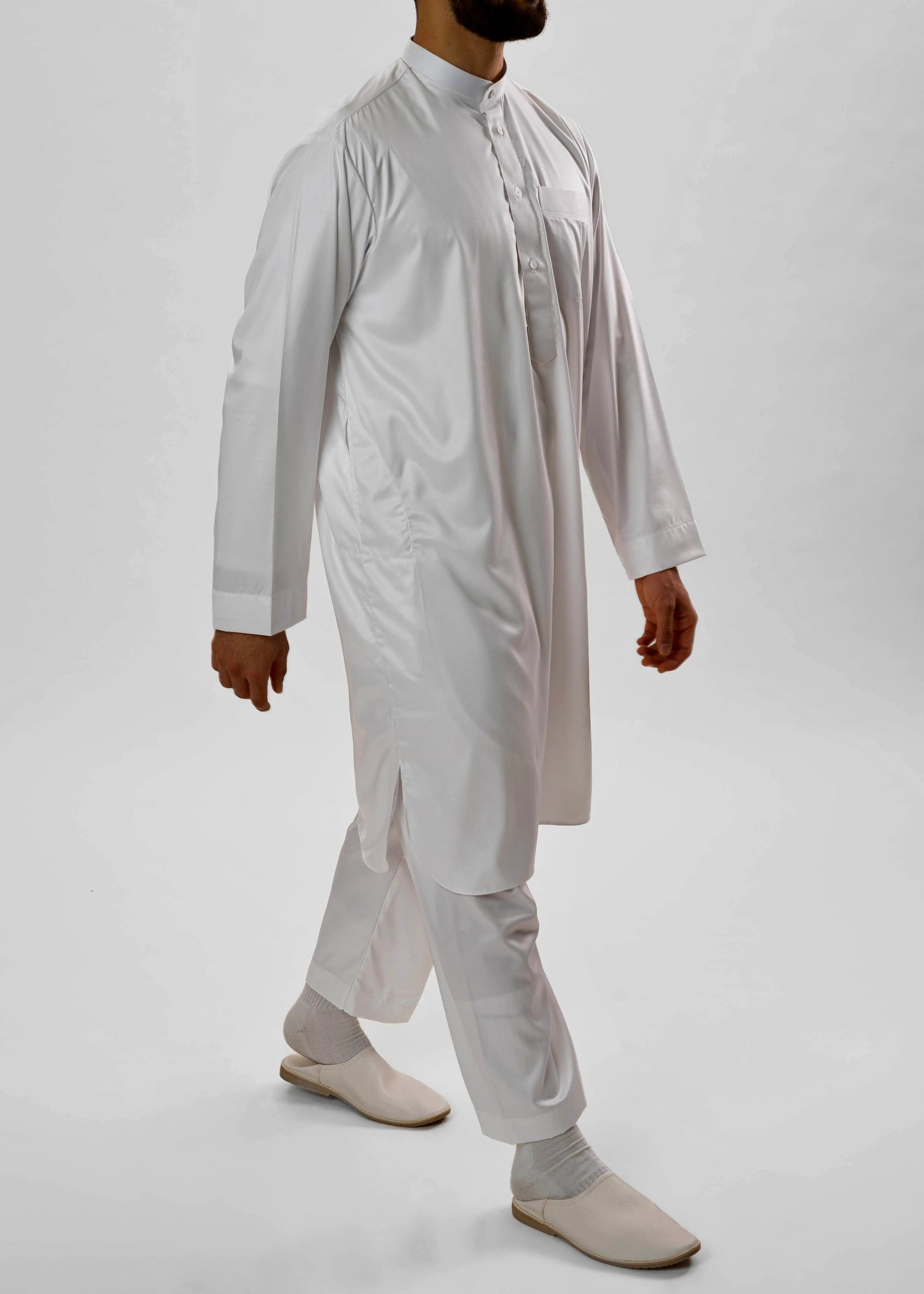 Qamis Pakistanais - Blanc - Emqamis