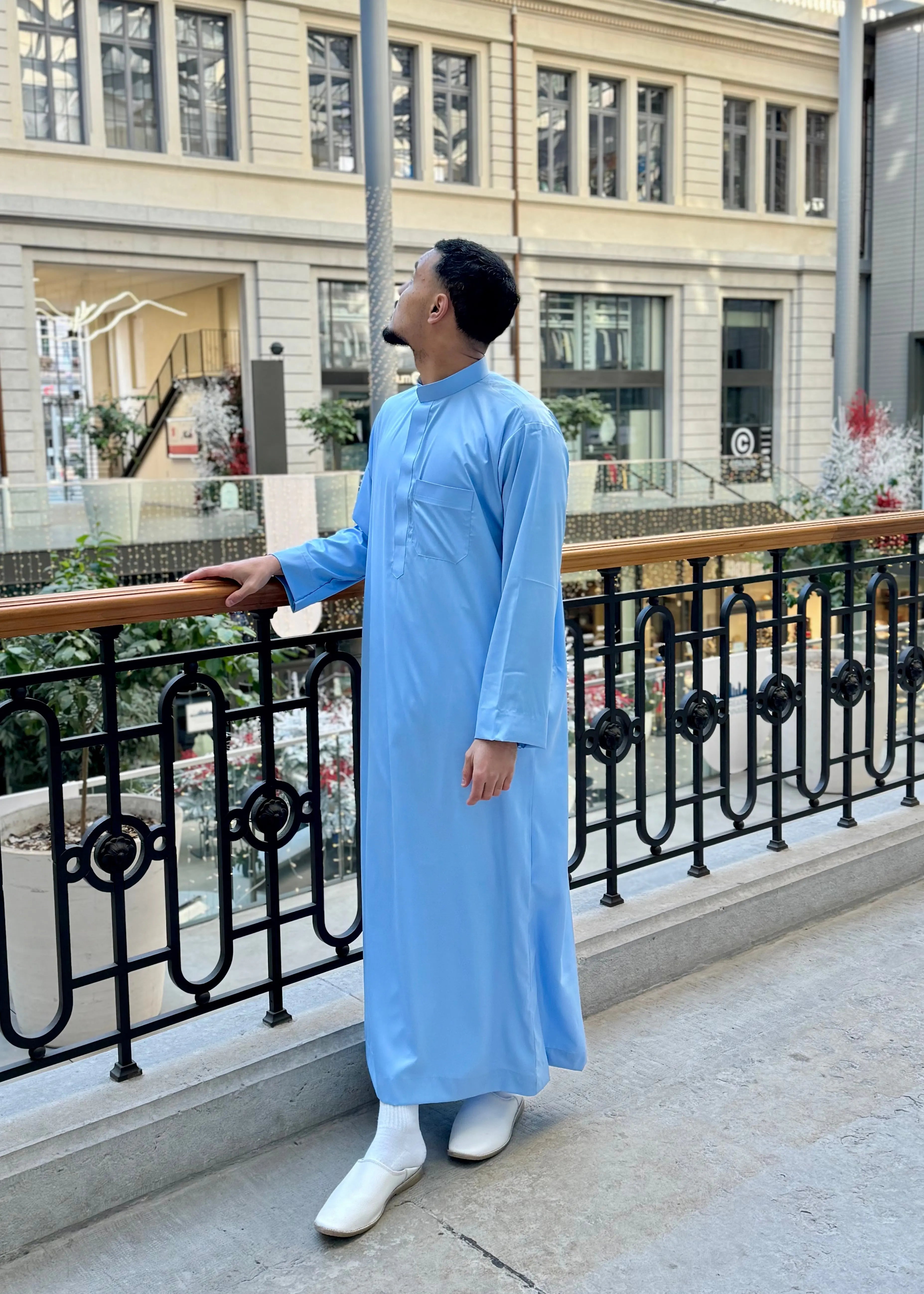 Qamis Safir | Bleu Ciel - Emqamis