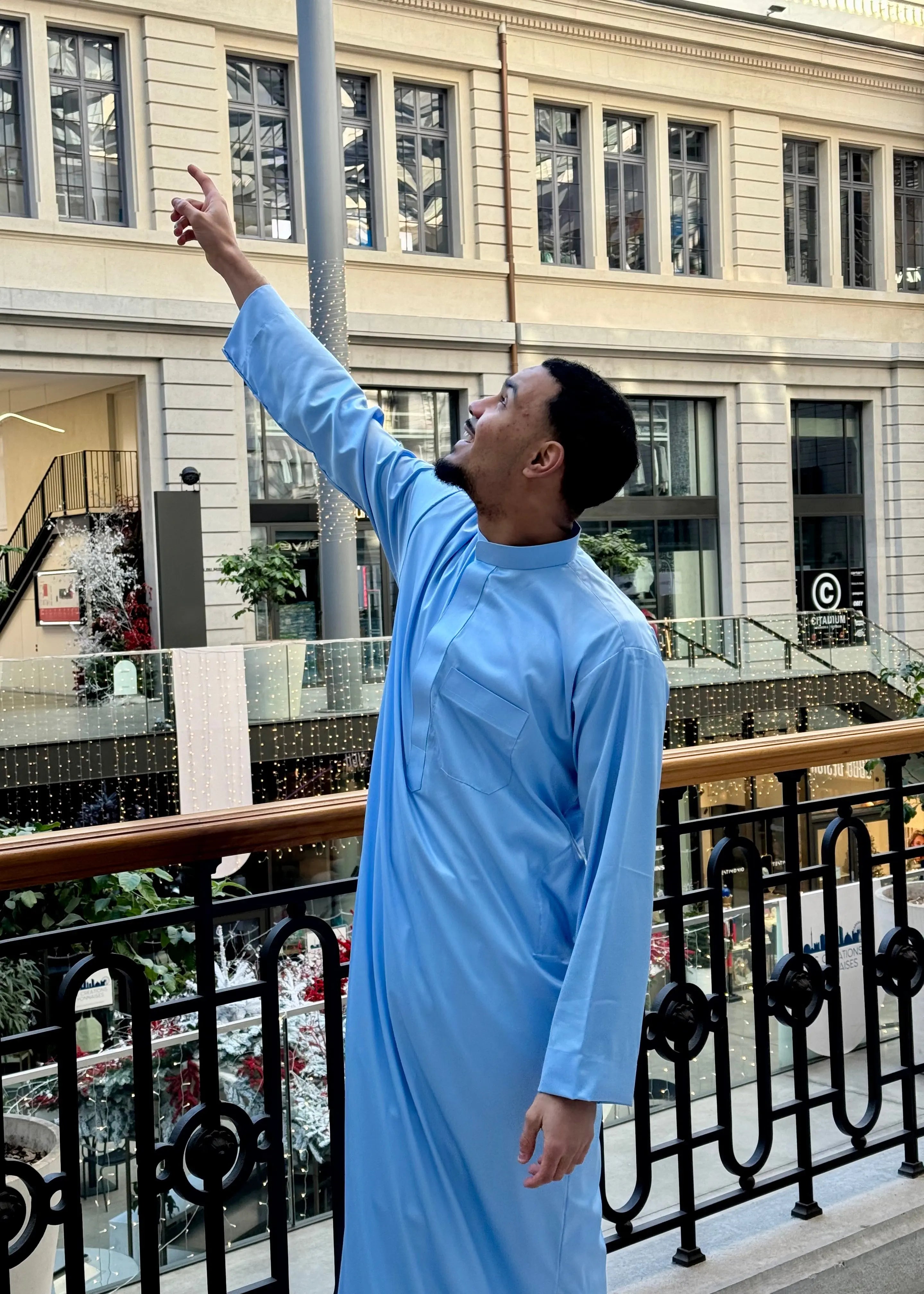 Qamis Safir | Bleu Ciel - Emqamis