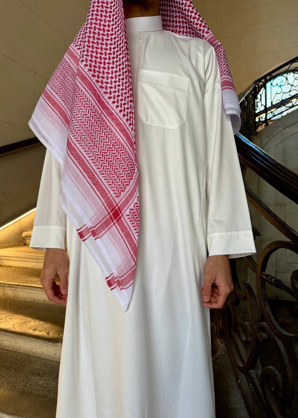 Qamis Safir | Blanc - Emqamis