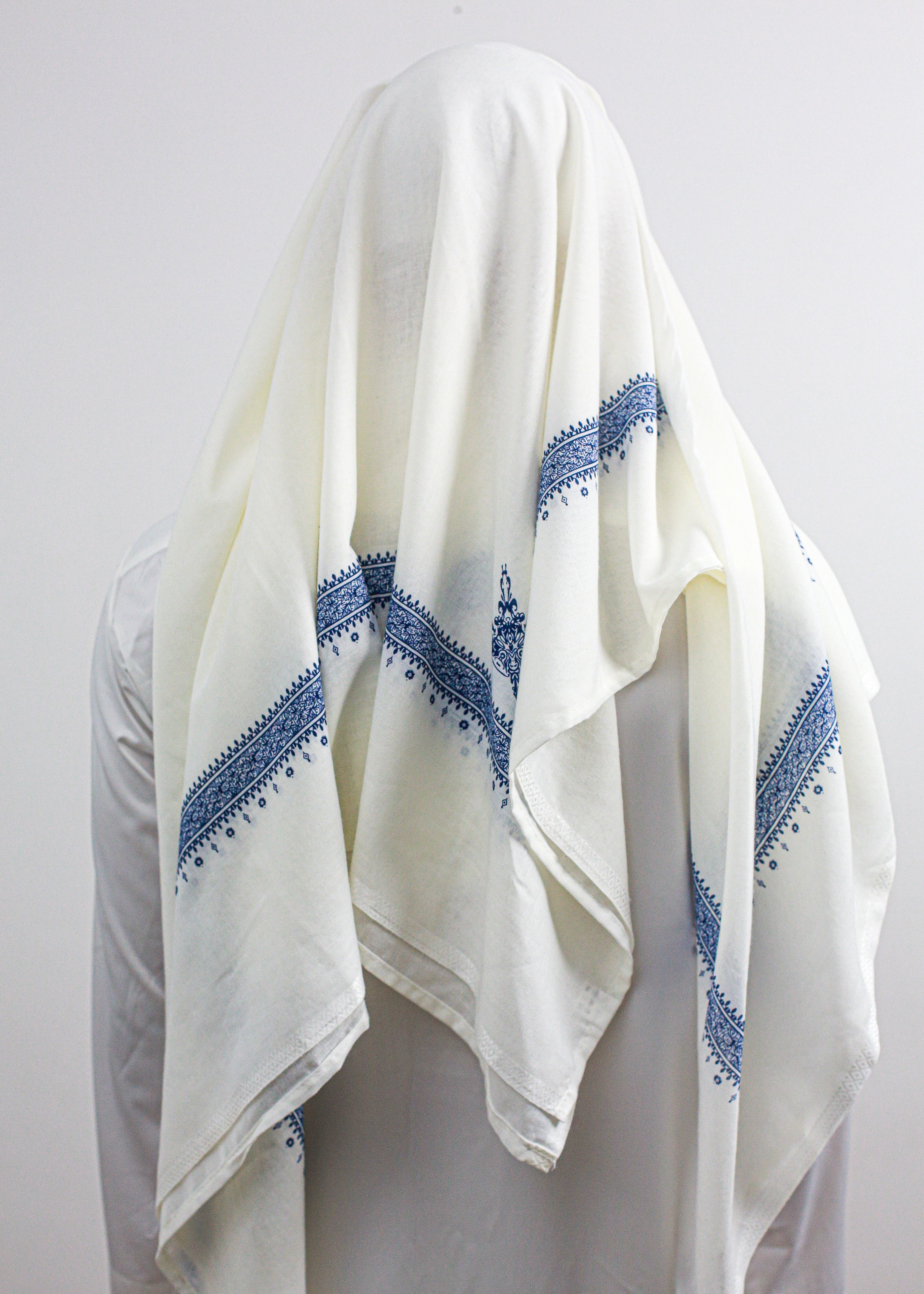 Shemagh Yéménite | Bleu - Emqamis