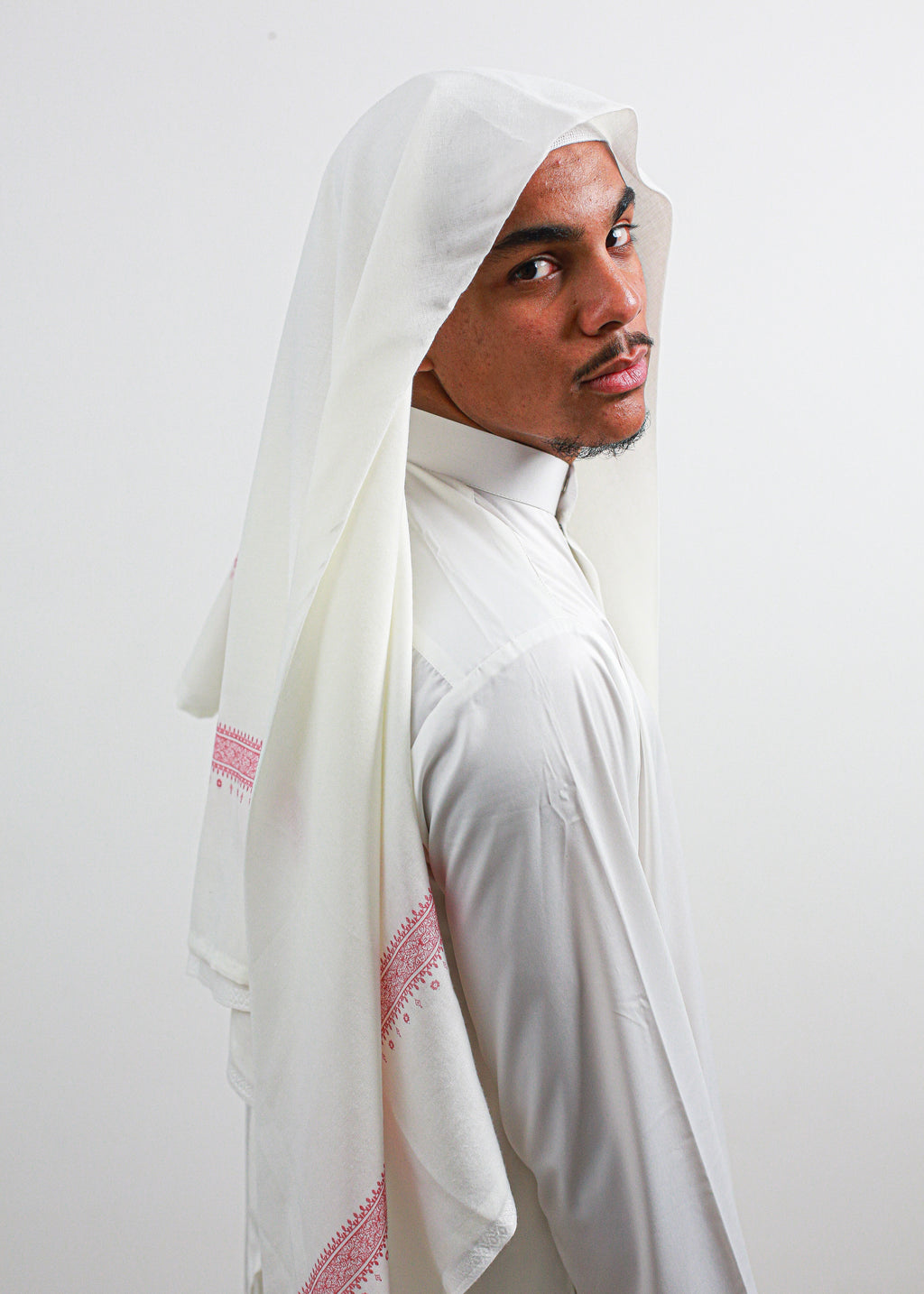 Shemagh Yéménite | Rouge - Emqamis