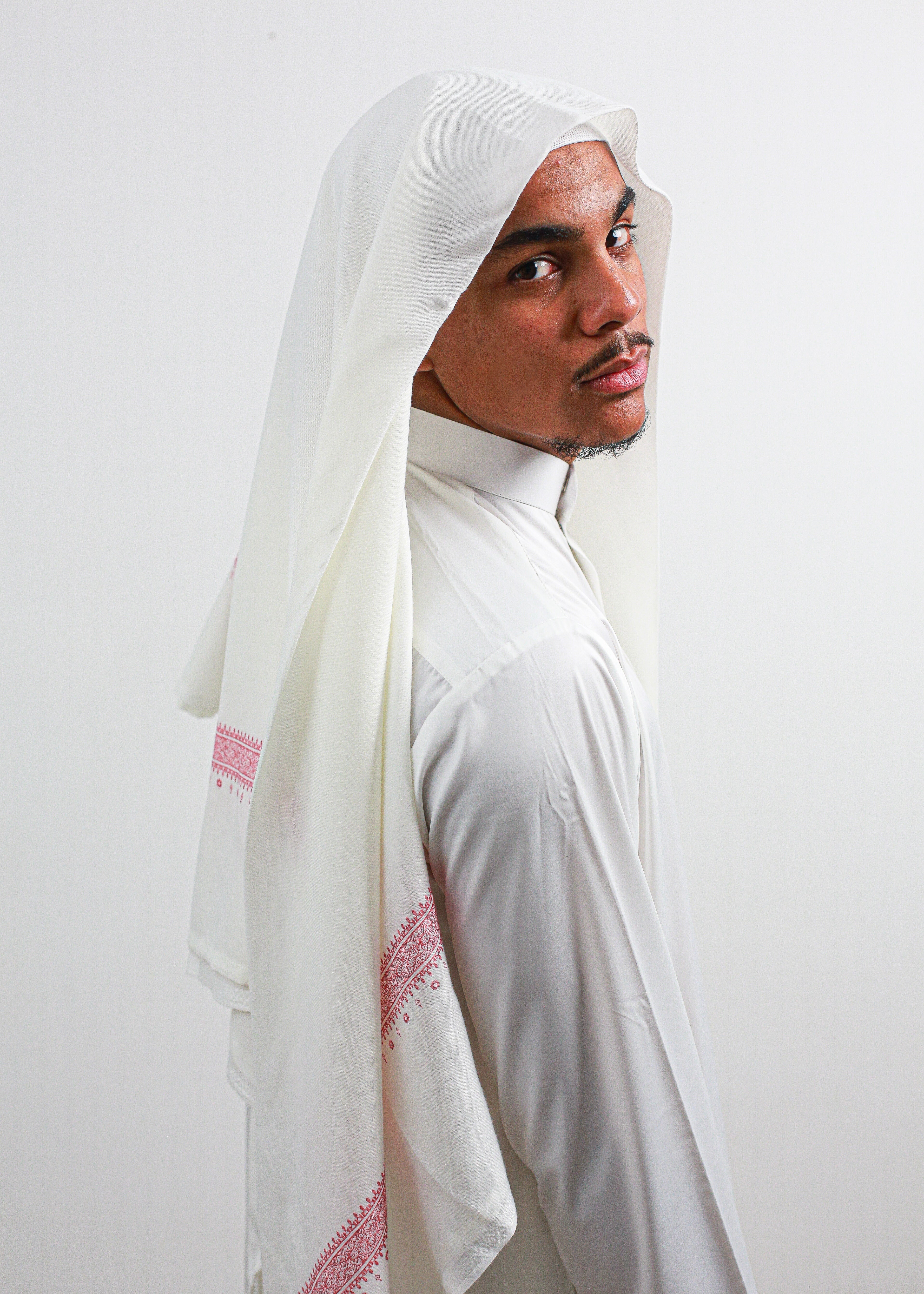 Shemagh Yéménite | Rouge - Emqamis