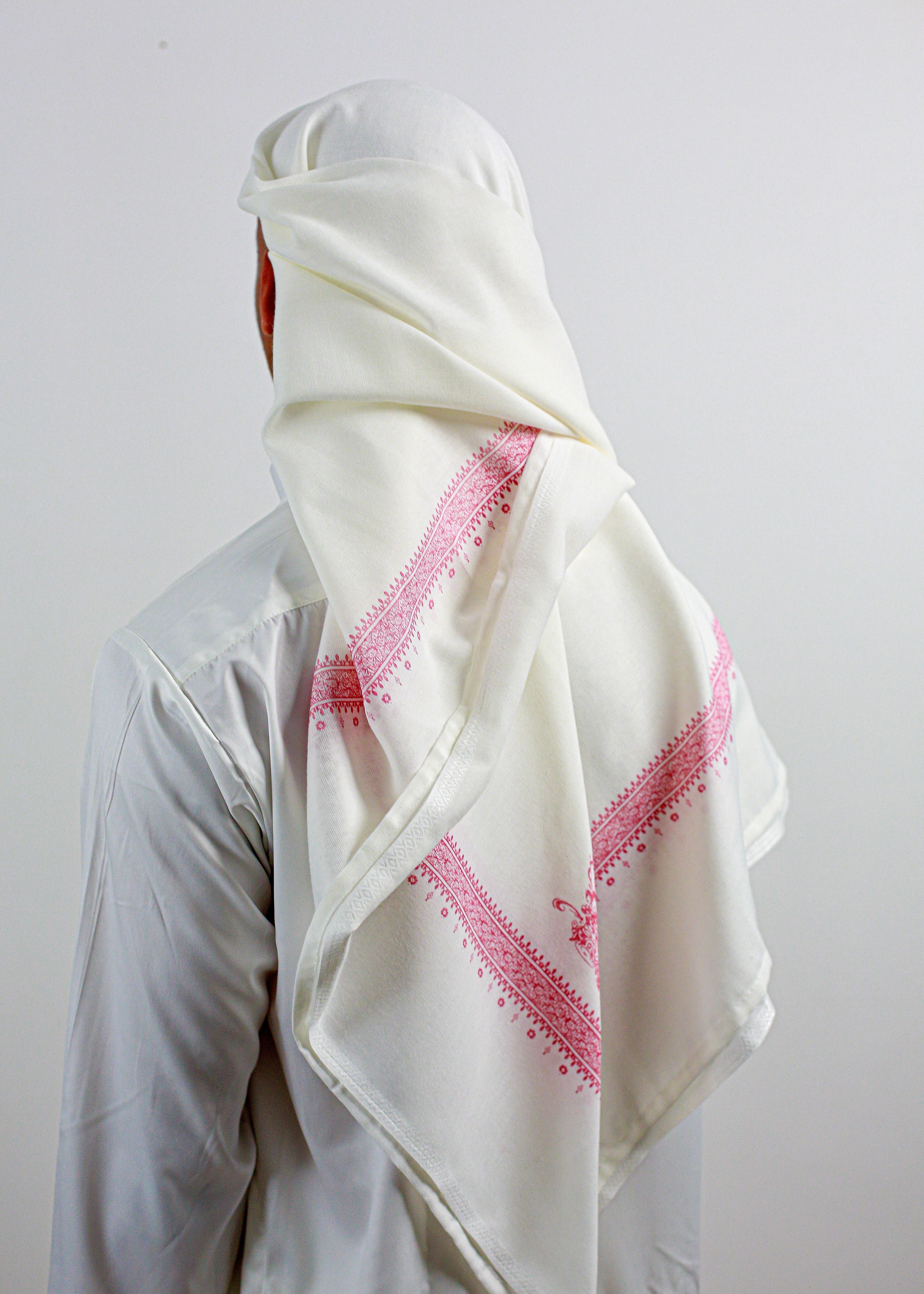 Shemagh Yéménite | Rouge - Emqamis