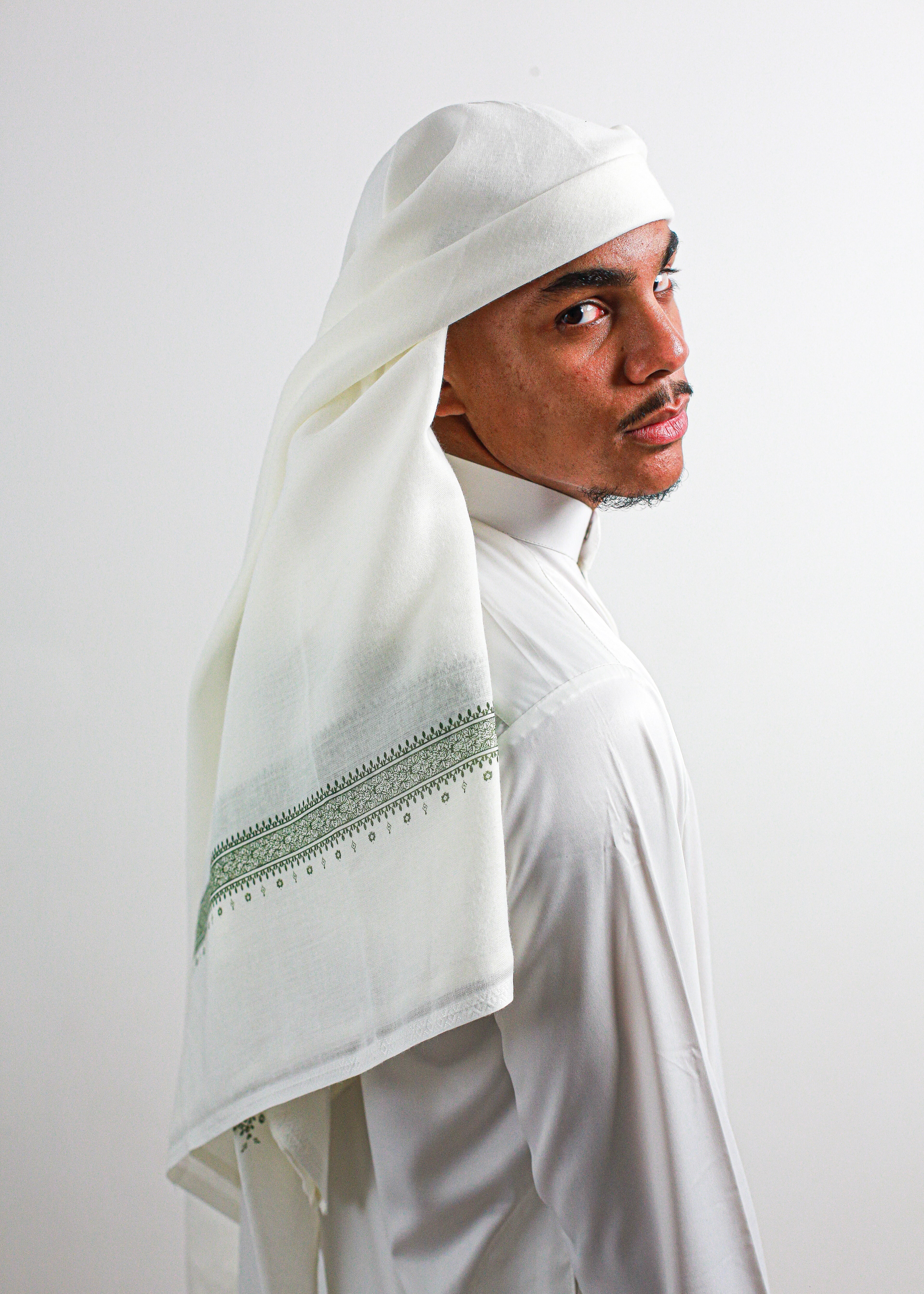 Shemagh Yéménite | Vert - Emqamis