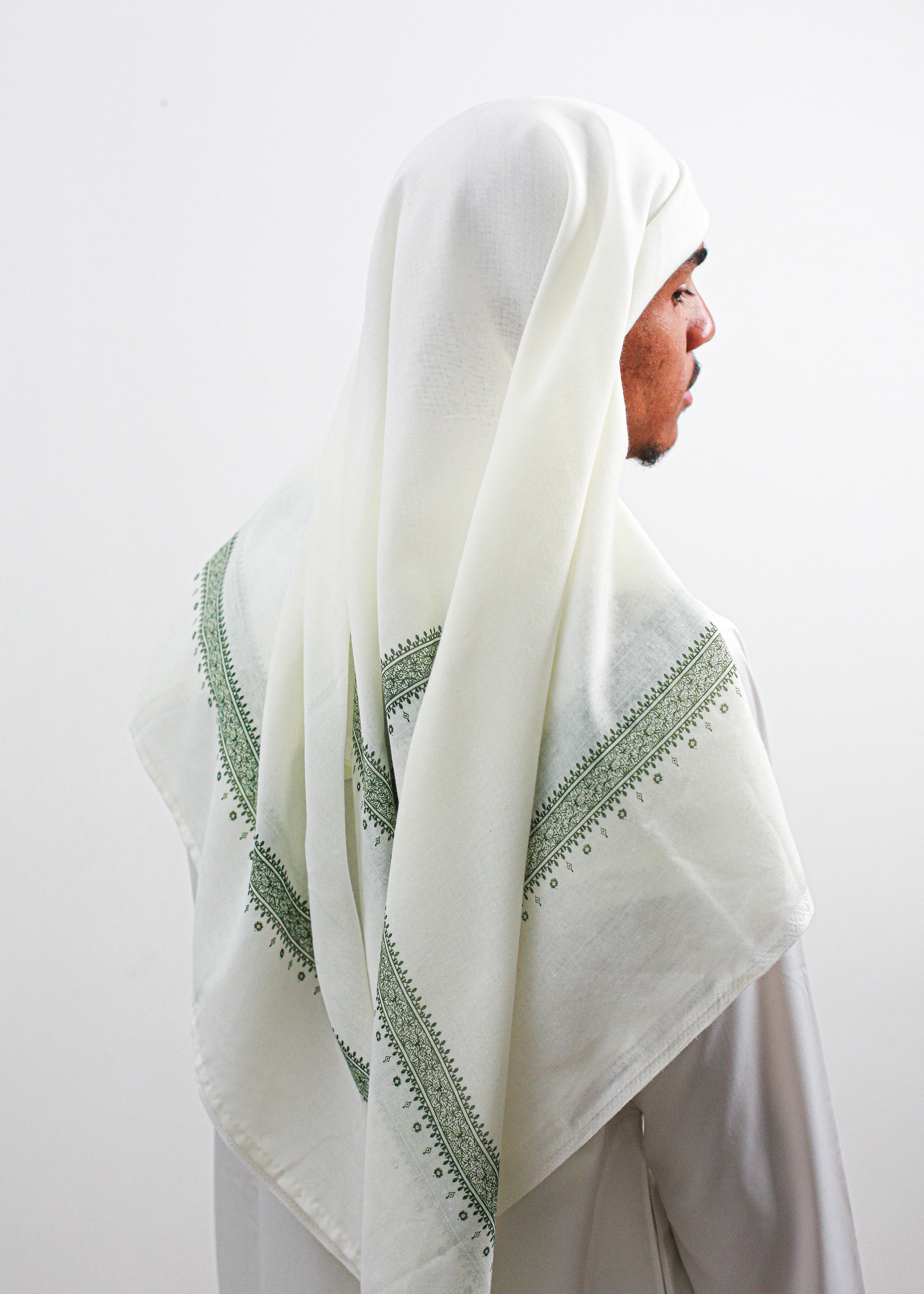 Shemagh Yéménite | Vert - Emqamis